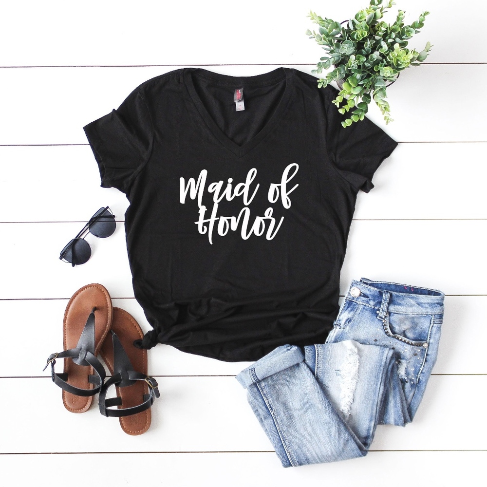 Maid Of Honor Bridesmaid Bachelorette Bride Tribe